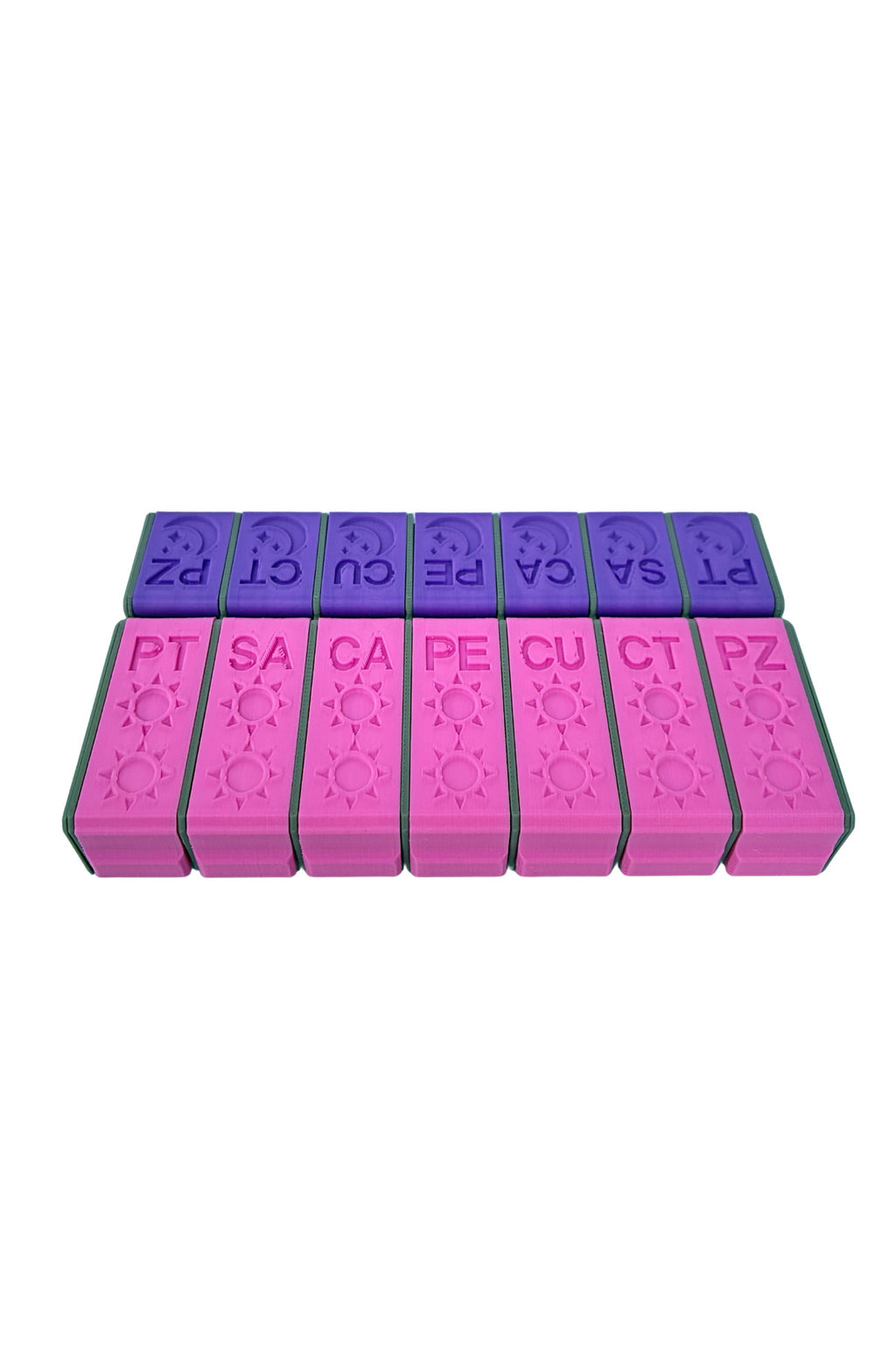 Haftalık Sabah Akşam İlaç Kutusu 21 Bölmeli Günlük Düzenleyici Plastik Saklama Kabı